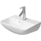 Duravit Me By Starck Handrinse Bathroom Sink 0719450000 White 0719450000 - alternate 1
